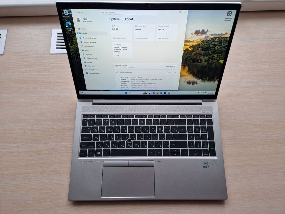 P Elitebook G7 I5-10210U 850 16GB 512GB Bang Olufsen