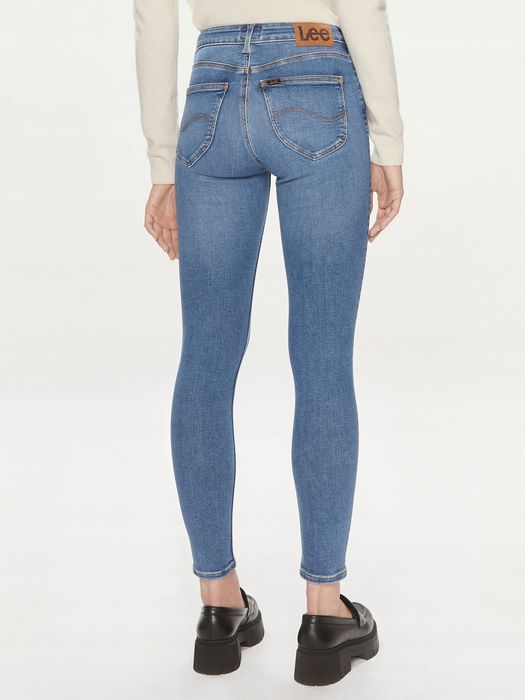 Lee W32 L33 Spodnie Damskie Jeansy Niebieskie Foreverfit D2330