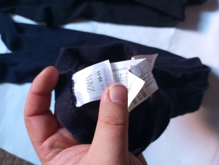 Колготы зимние на девочку Zara Girls 10-11лет новые оригинал 2шт