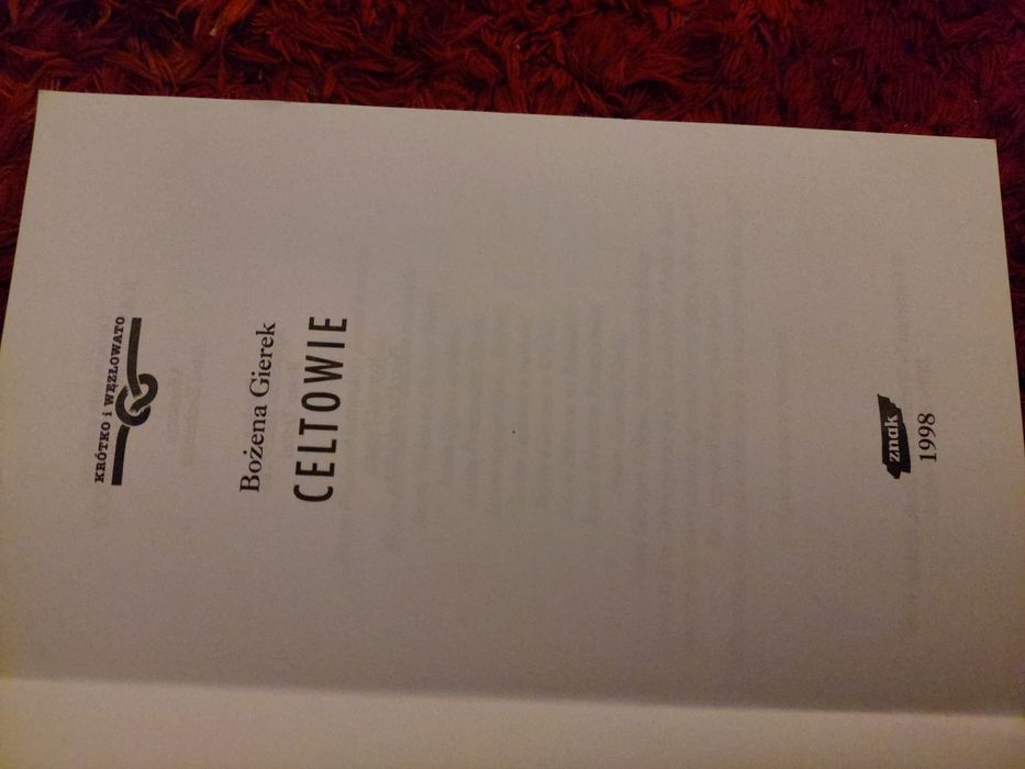 Książka  / Bożena Gierek / Celtowie