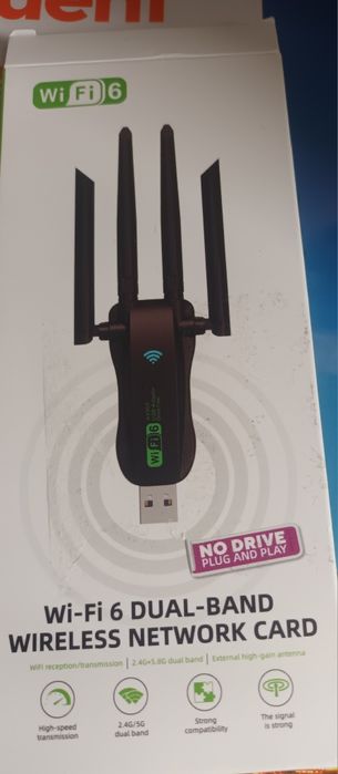 Receptor USB de Wifi + Bluetooth de Alta Velocidade