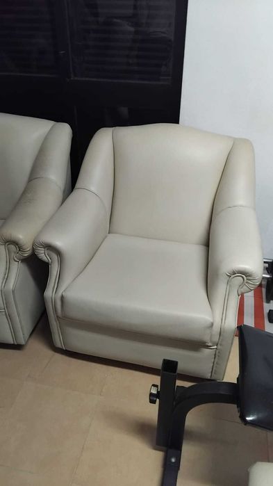 Sofá 3 lugares e 2 poltronas