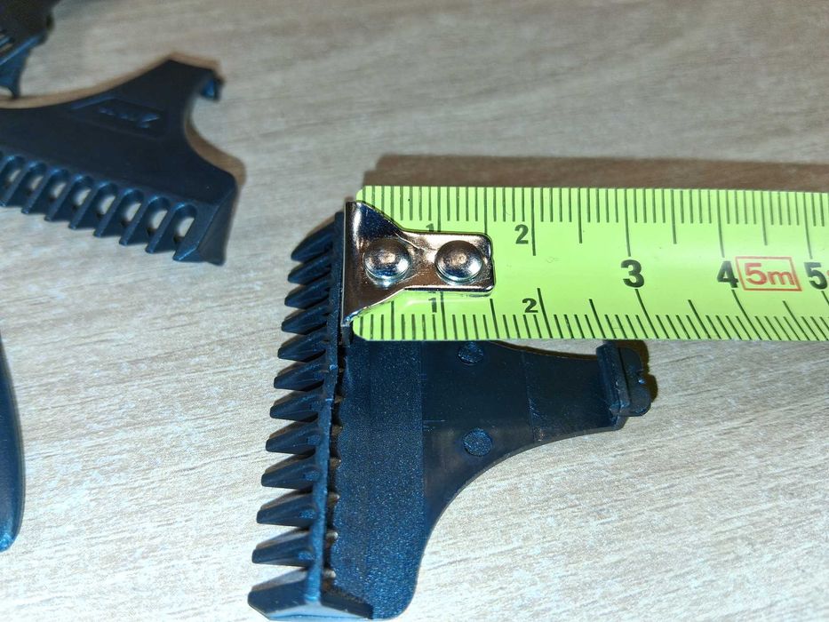 E173 Nakładki Grzebienie Dystansowe Trymer 1mm 2mm 3mm Zestaw Pędzelek