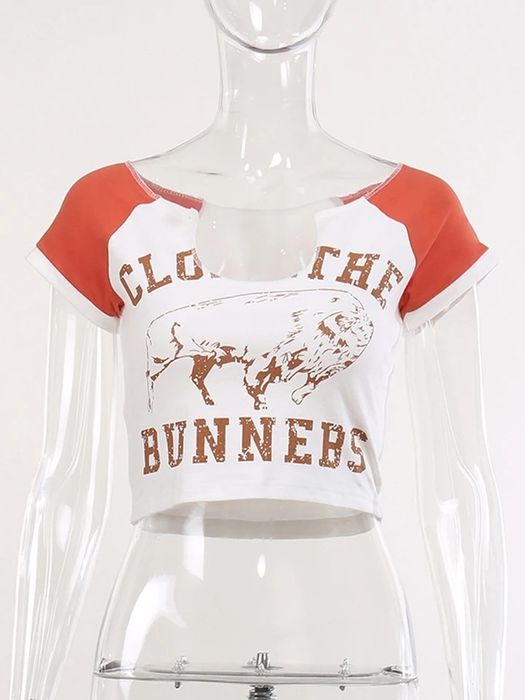 Футболка топ в американському стилі