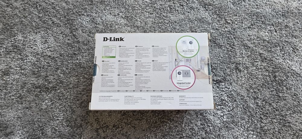 D-Link PowerLine AV2 1000 HD Gigabit Passthrough Starter Link