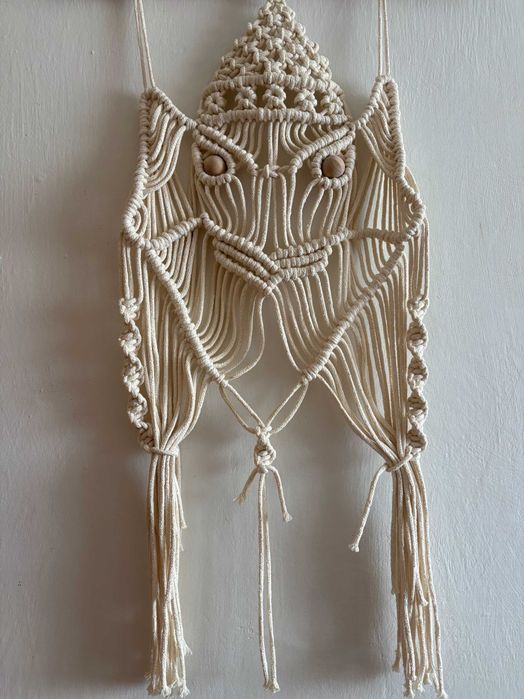 makrama ścienna słoń