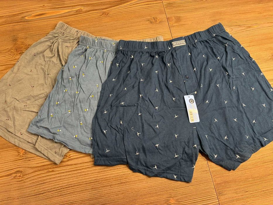 3x Bokserki męskie luźne 4XL 100% bawełna Cotton World