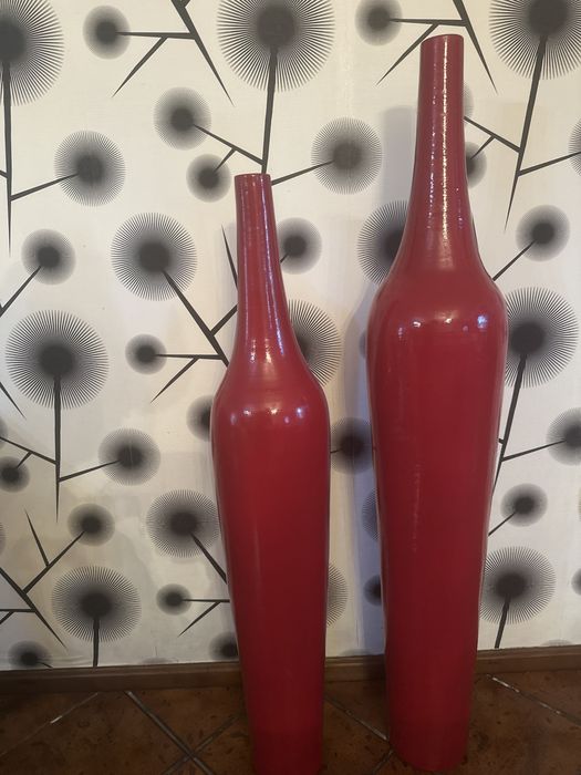 Vasos decorativos para interiros praticamente novos