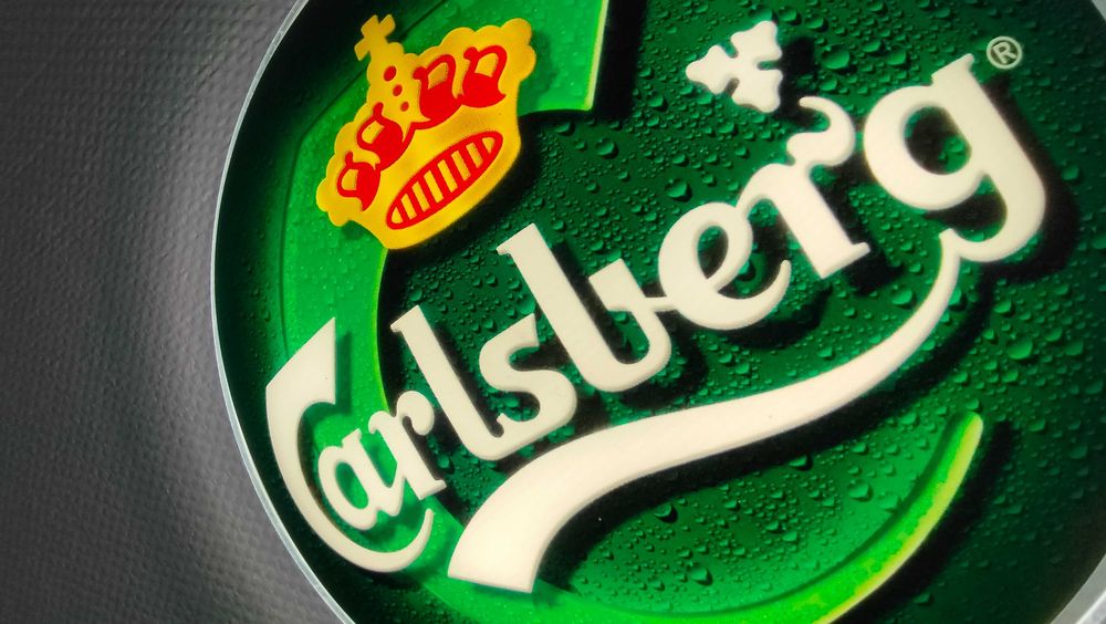 CARLSBERG Lampa unikalna kolekcjonerska Light box Rarytas Szczecin