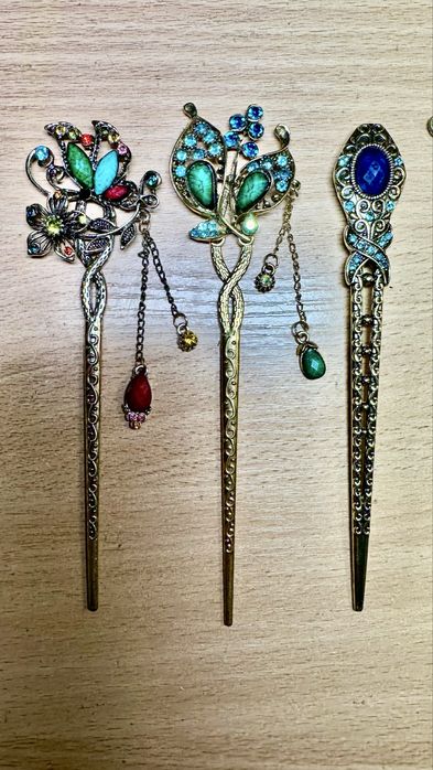 Китайські шпильки для волосся 9 шт.