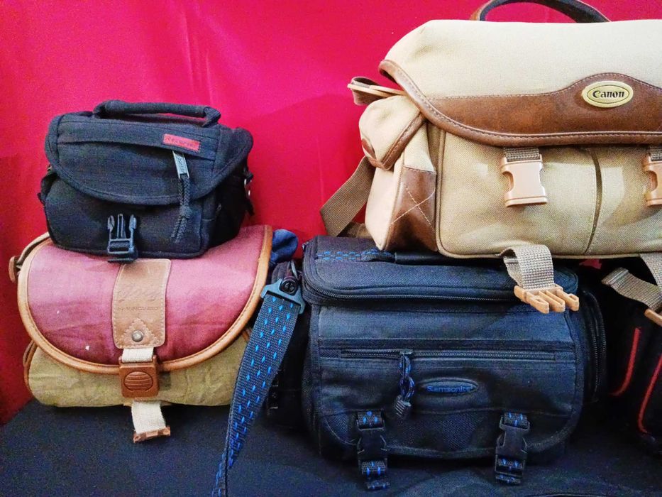 material de fotografia acessorios sacos