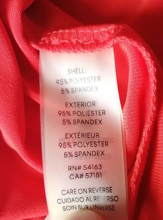 Блузка жіноча CK, блузка женская Calvin Klein, красная, червона, М