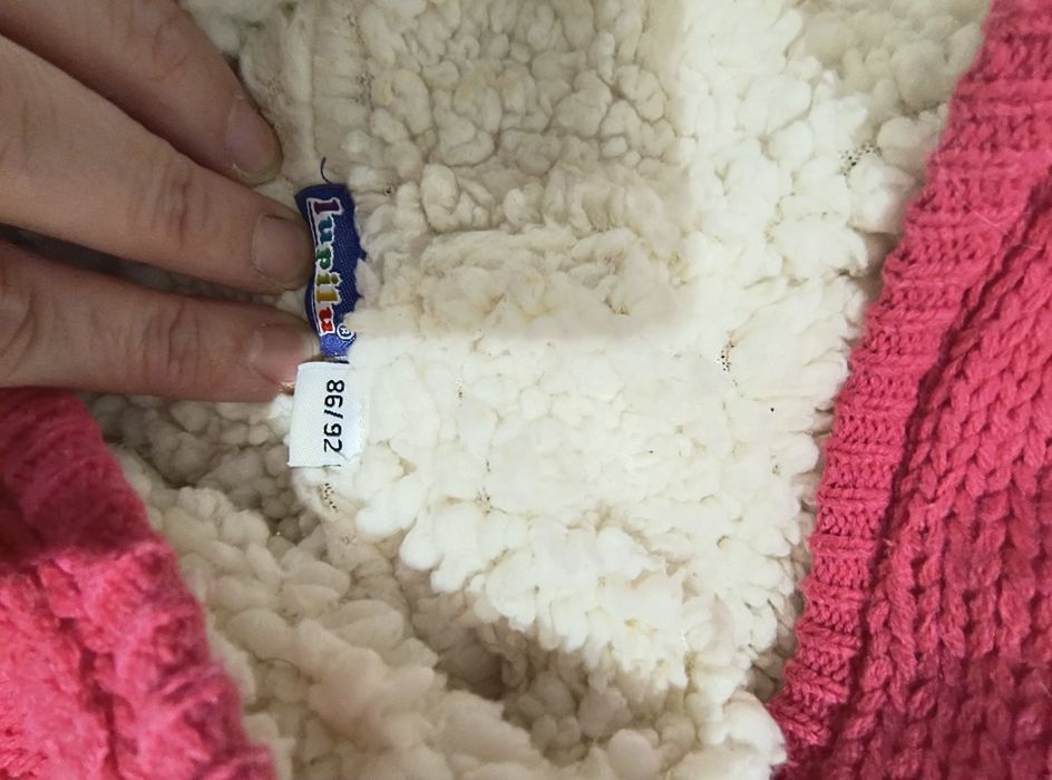 Sweter ocieplany r. 86-92