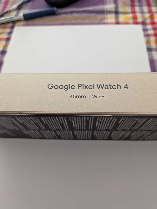 Google Pixel Watch 4 45mm Wi-Fi — Como Novo (Caixa e Fatura de Compra)