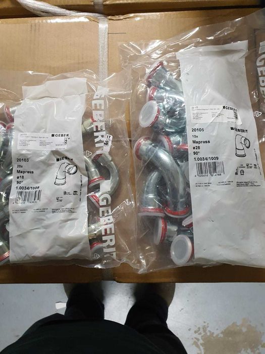 Geberit Mapress C-Stahl stal węglowa, rury, kształtki