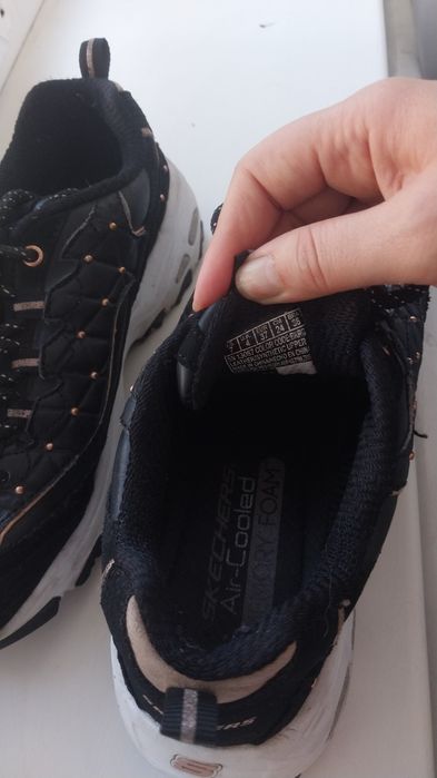 Кроссовки для девочки Skechers DLites р.37-37,5Black 149267-BKGD