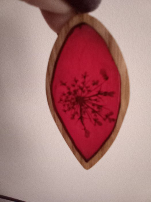Komplet kolczyki zawieszka handmade