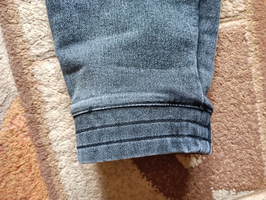 Spodnie firmy  Ombre JOGGERY jeansowe  szare L