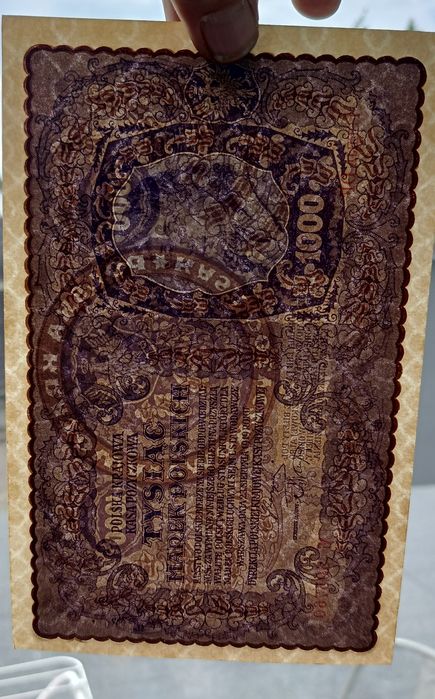1000 marek Polskich 1919 UNC