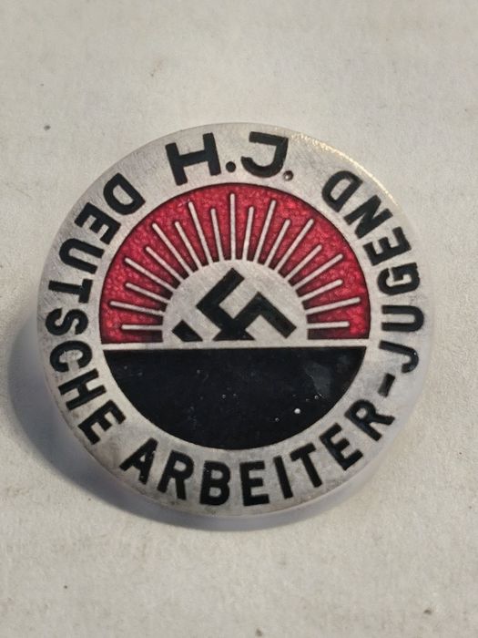Militaria de Trincheira PIN juventude Hitleriana