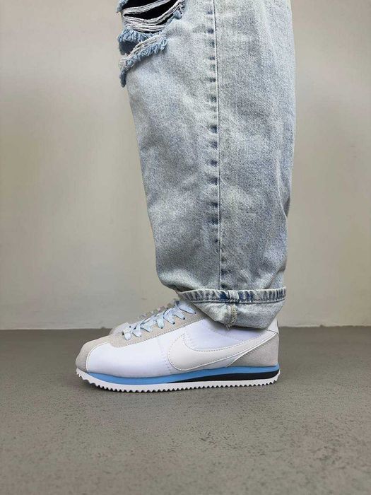 Кросівки Nike Cortez Textile Summit White Blue premium