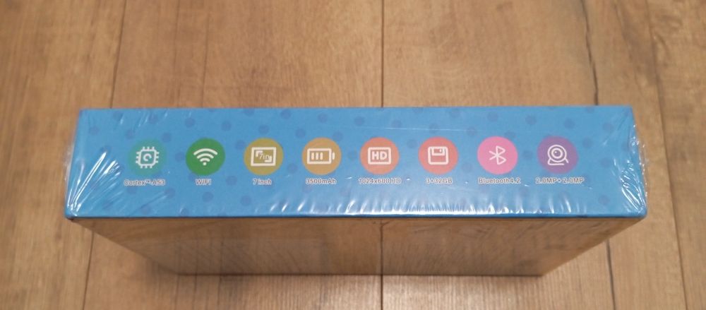 Tablet dla dzieci ze słuchawkami bezprzewodowymi Bluetooth