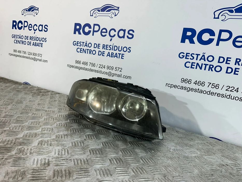 Conjunto Farois Otica Frente Frontal Originais VAG Audi A3 8P