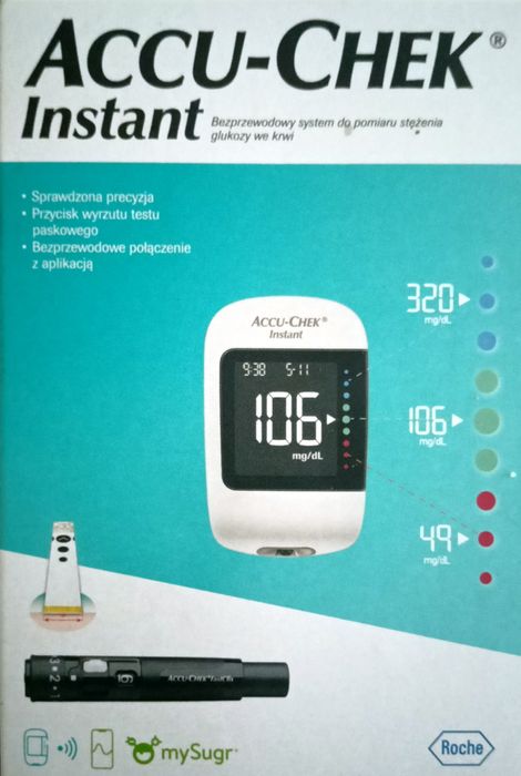 Nowy glukometr Accu -Check Instant