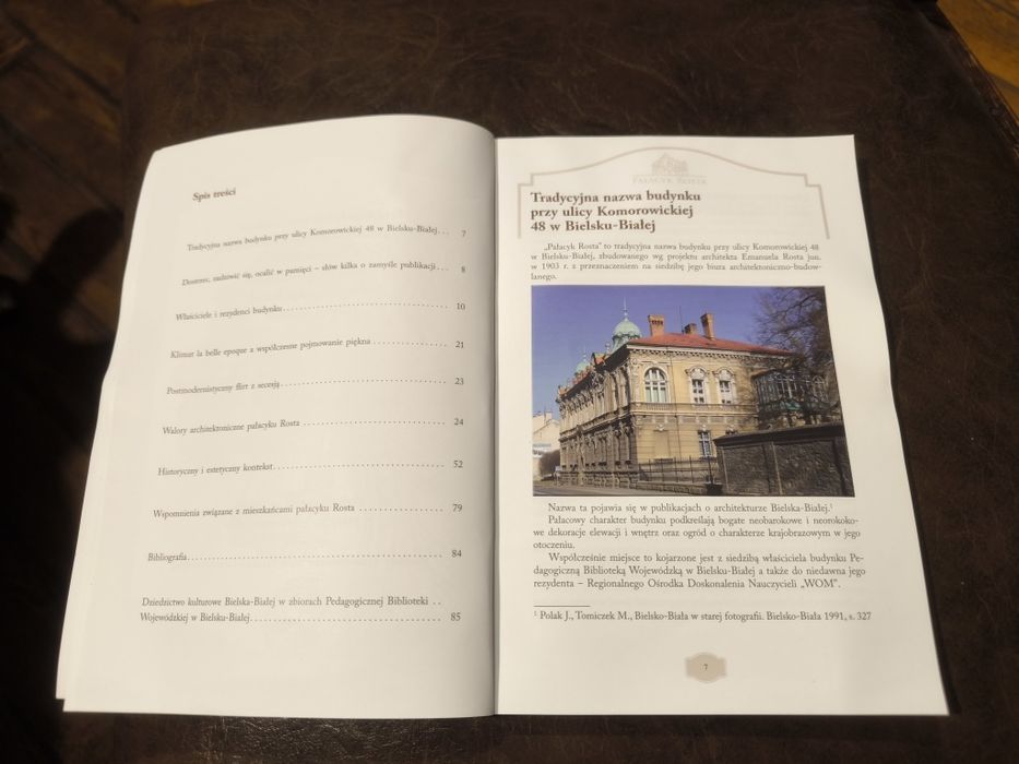 Palacyk Rosta historia Bielska