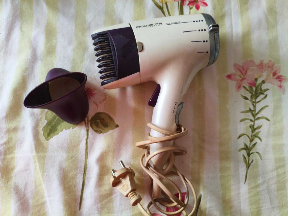 Secador e Alisador Rowenta Lissima Clip & Press (Funcional)