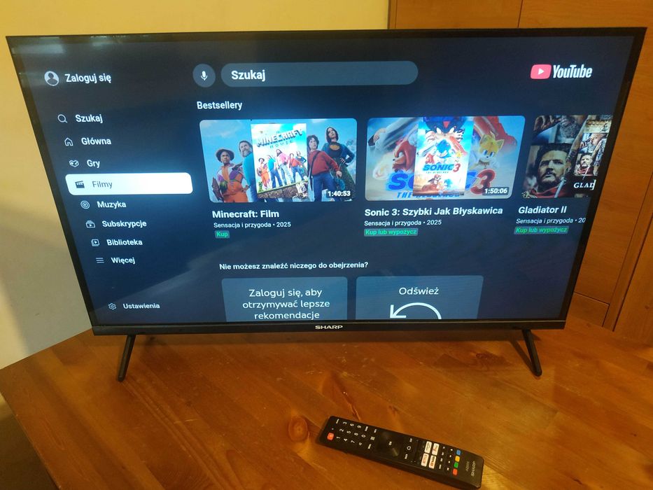 Tv Smart  Android box WIFI  Netflix YouTube