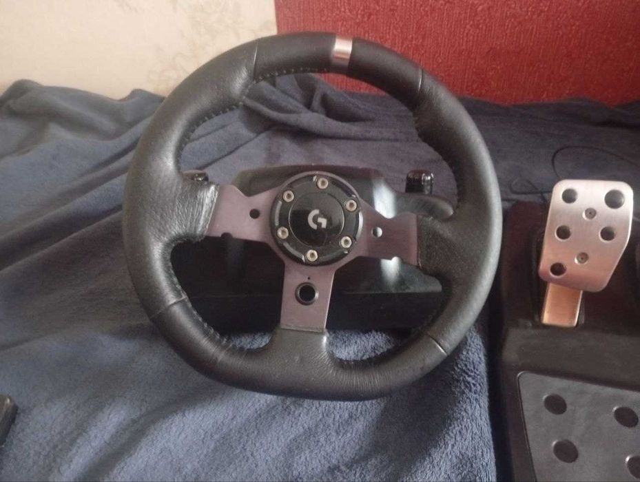 Logitech G29 (дрифт мод / под штурвал) + педали и БП