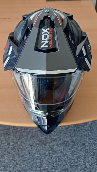 Kask szczękowy Nox,z pinlockiem.