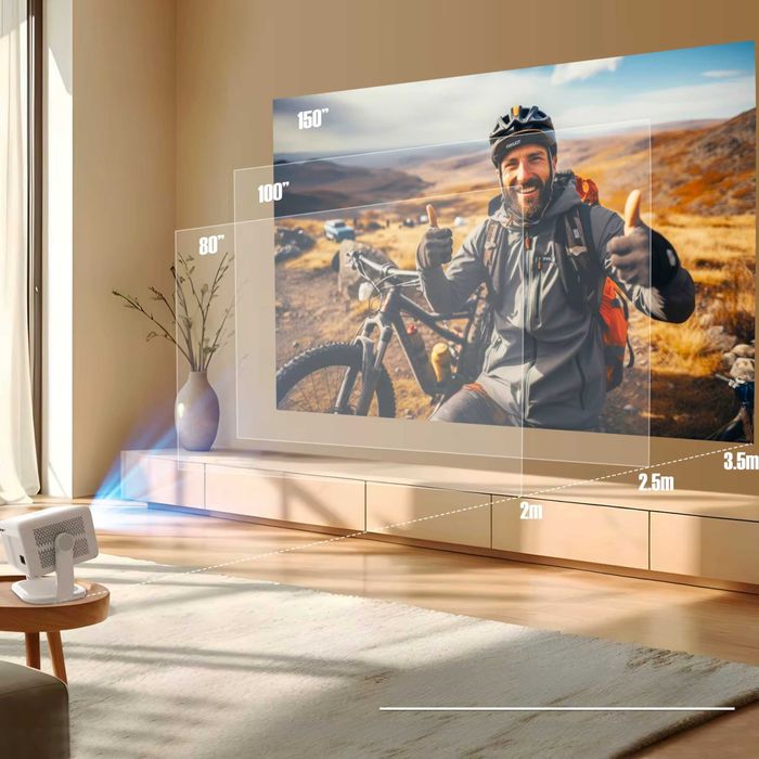 PROJEKTOR L018 4K Full HD Android Auto Fokus NETFLIX APLIKACJE +Gratis