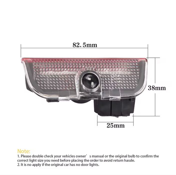 Підсвітка дверей проєкція VW Passat Golf Tiguan Touareg CC Jetta