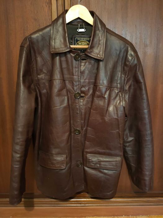 Brown Leather Jacket MDK64584407278723121