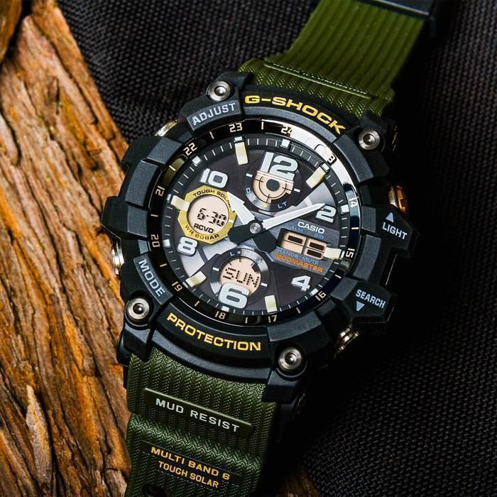 Мужские часы Casio GWG-100-1A3 ! Оригинал! Фирменная гарантия 2 года!