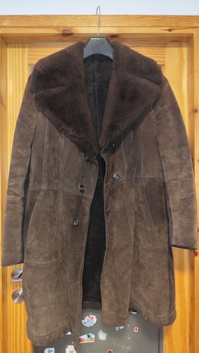 Kożuch męski PRL ciepły