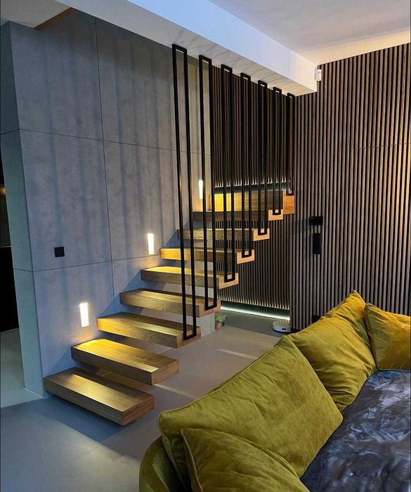 Schody LOFT, półkowe, konstrukcje