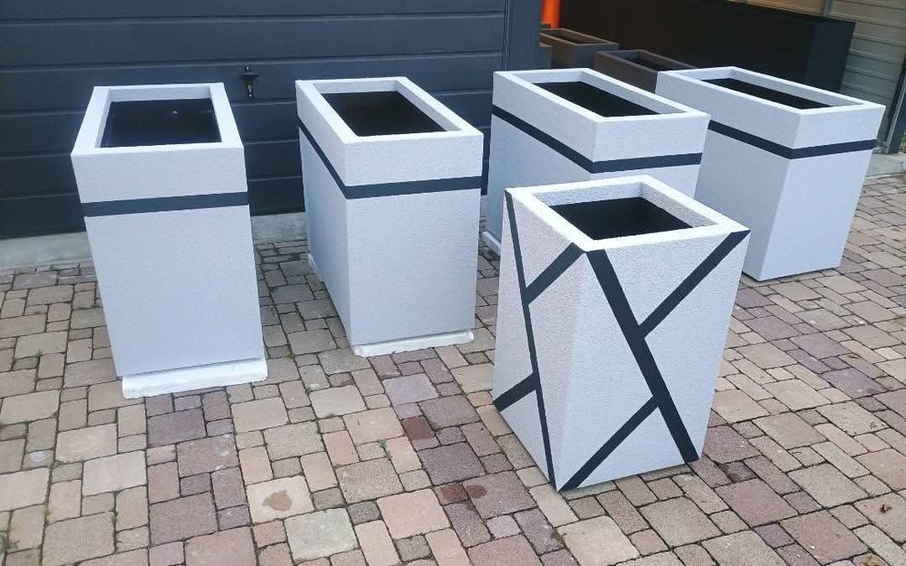 Lekkie Termo donice na wymiar. Doniczki na kwiaty rośliny. Warzywniak