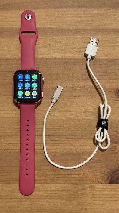 SmartWatch Maxcom FW59 Super Stan, 100% Oryginal, 100% Sprawny, SIM, jak Apple Watch, idealny dla dzieci