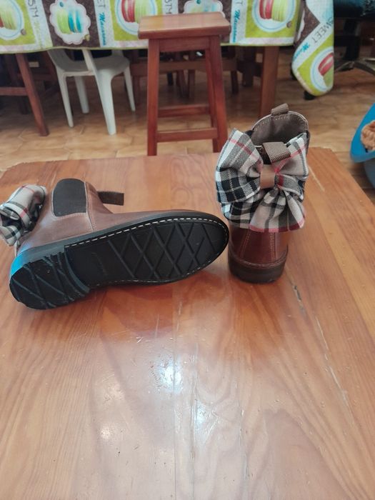 Botas Novas Artesanais N 36 em pele