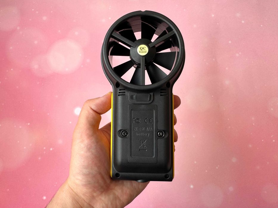 Профессиональный анемометр (скорость ветра)