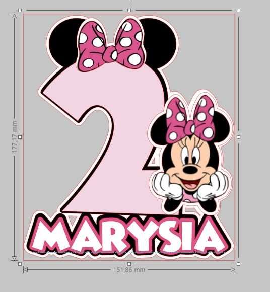topper myszka Minnie