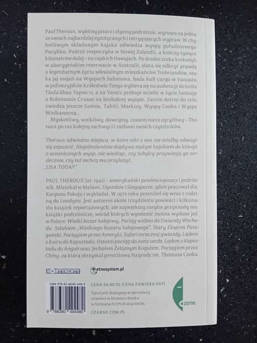 Szczęśliwe wyspy Oceanii. Wiosłując przez Pacyfik. Theroux