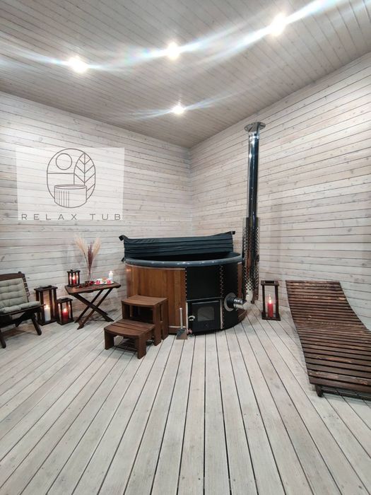 Карпатський Чан! Купіль з джакузі! Офуро! Виробник! Чан на дровах!