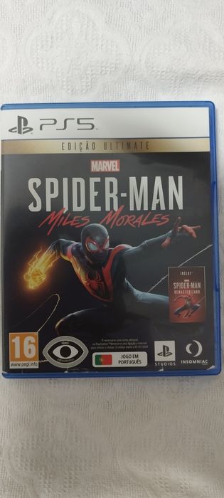 Jogo PS5 e PS4 Spider man e Morales