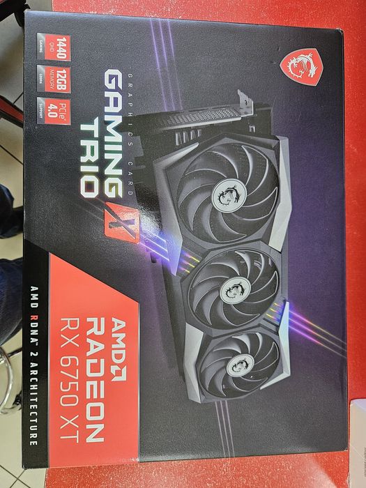 Відеокарта MSI Radeon RX 6750 XT GAMING X TRIO 12G