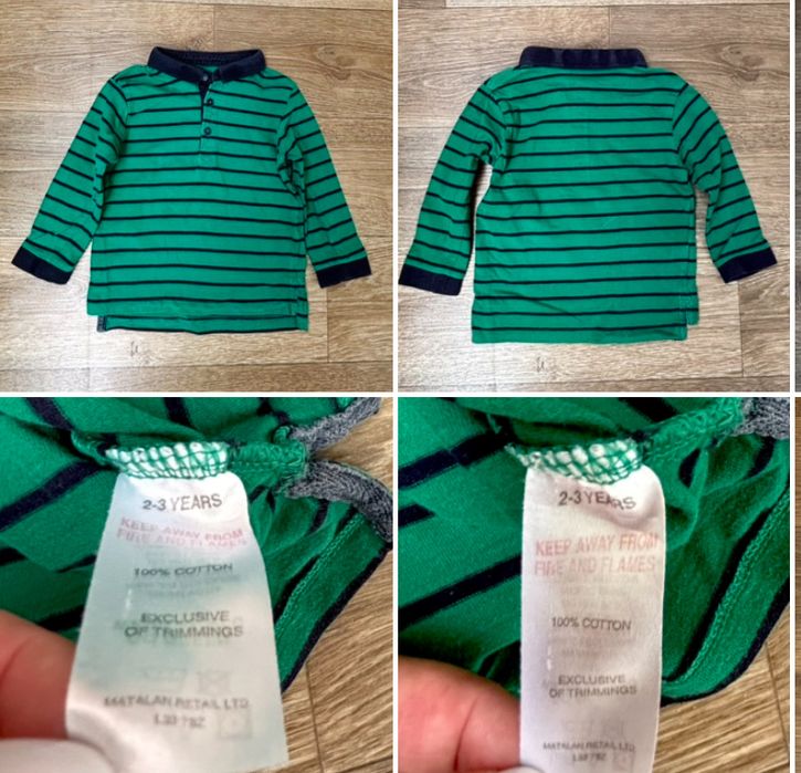 Лонгслів 24м. 2р. 92см поло polo футболка з довгим рукавом на хлопчика