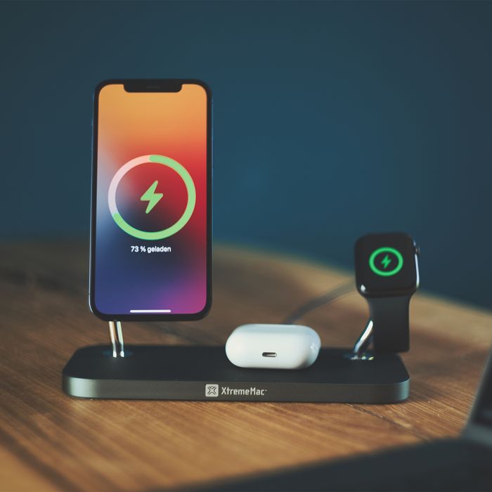 X-MAG PRO: Беспроводное зарядное устройство 3-в-1   Apple MagSafe